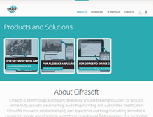 Tablet Screenshot of cifrasoft.com